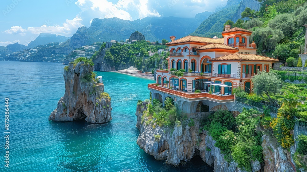 Fototapeta premium Luxury villa