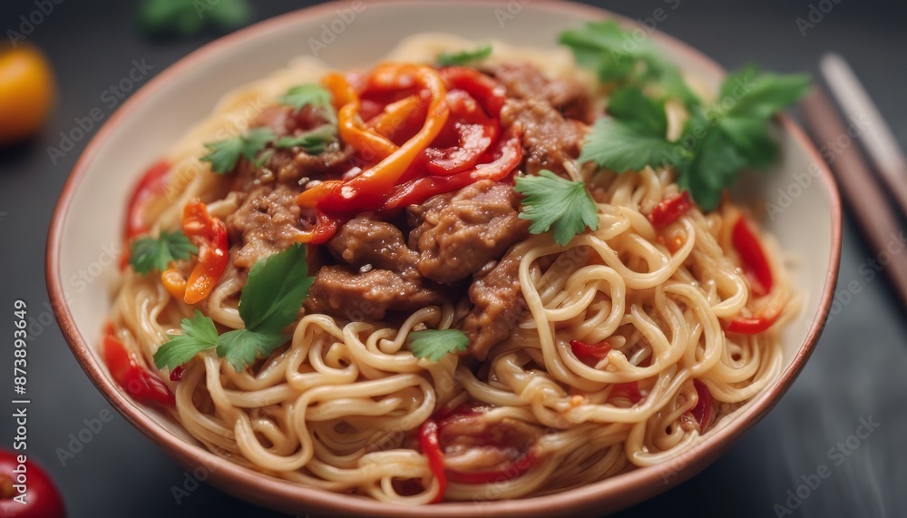 chinese food noodles with chicken chinese food noodles with chicken