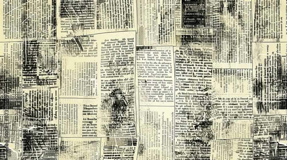 Obraz premium Abstract newspaper background. 