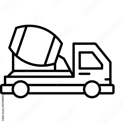 concrete mixer Icon