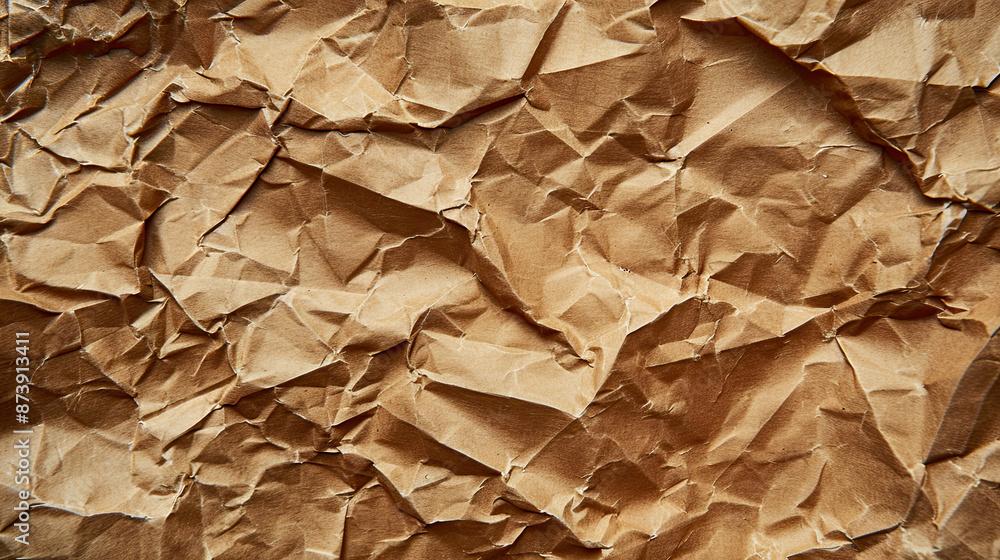 custom made wallpaper toronto digitalRecycle Brown Paper Crumpled Texture: Old Paper Surface for Background, Eco-Friendly Material, Textured Recycled Paper, Vintage and Rustic Look, Sustainable Crafting, Organic and Natural Appearance