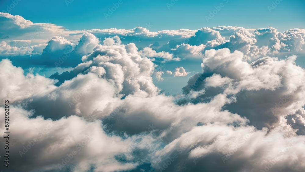 Heavenly White Cumulus in Blue Heaven Heavenly White Cumulus in Blue Heaven