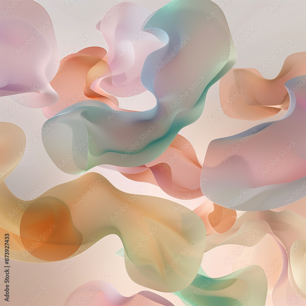 Fototapeta premium abstract background with circle shapes, sense of joy and frivolity