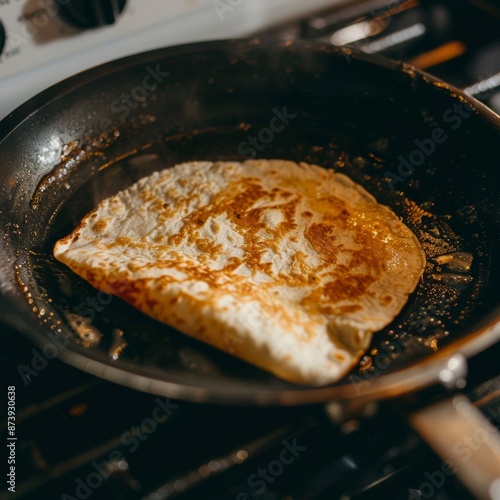 Wallpaper Mural The Crunchwrap cooking in a skillet over medium heat, seam-side down golden and crispy Torontodigital.ca