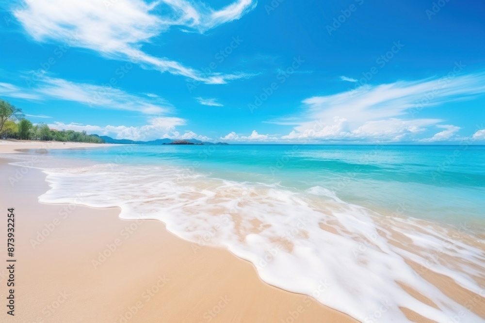 Obraz premium Beach sky sea landscape.