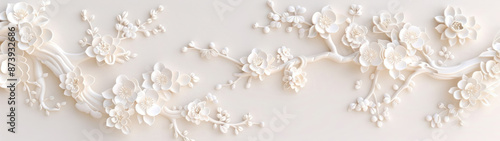 Beautiful Chinese landscape 3D relief wallpaper mural