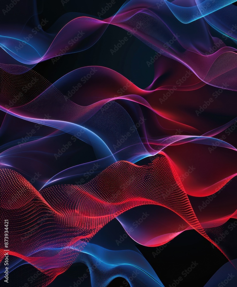 Abstract textile waves Abstract textile waves