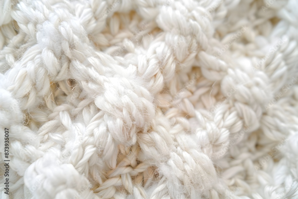 Soft and Luxurious Woven Wool Fabric in Warm White Minimalist Macro Close Up Soft and Luxurious Woven Wool Fabric in Warm White Minimalist Macro Close Up