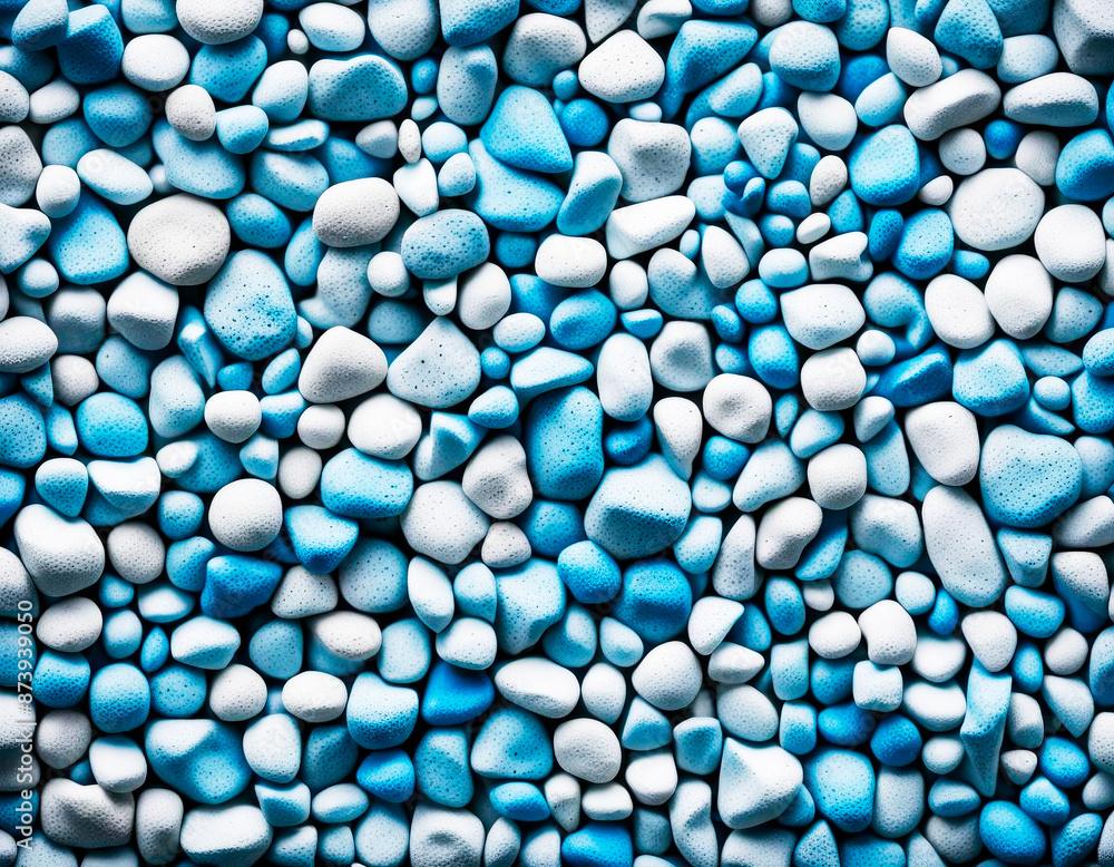 Abstract background with porous stone texture white and blue color Abstract background with porous stone texture white and blue color