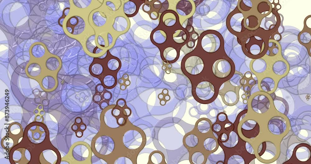 Animazione astratta di linee e cerchi con molti colori diversi e movimenti Animazione astratta di linee e cerchi con molti colori diversi e movimenti