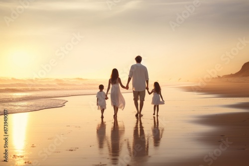 Vacation walking outdoors family. © Rawpixel.com
