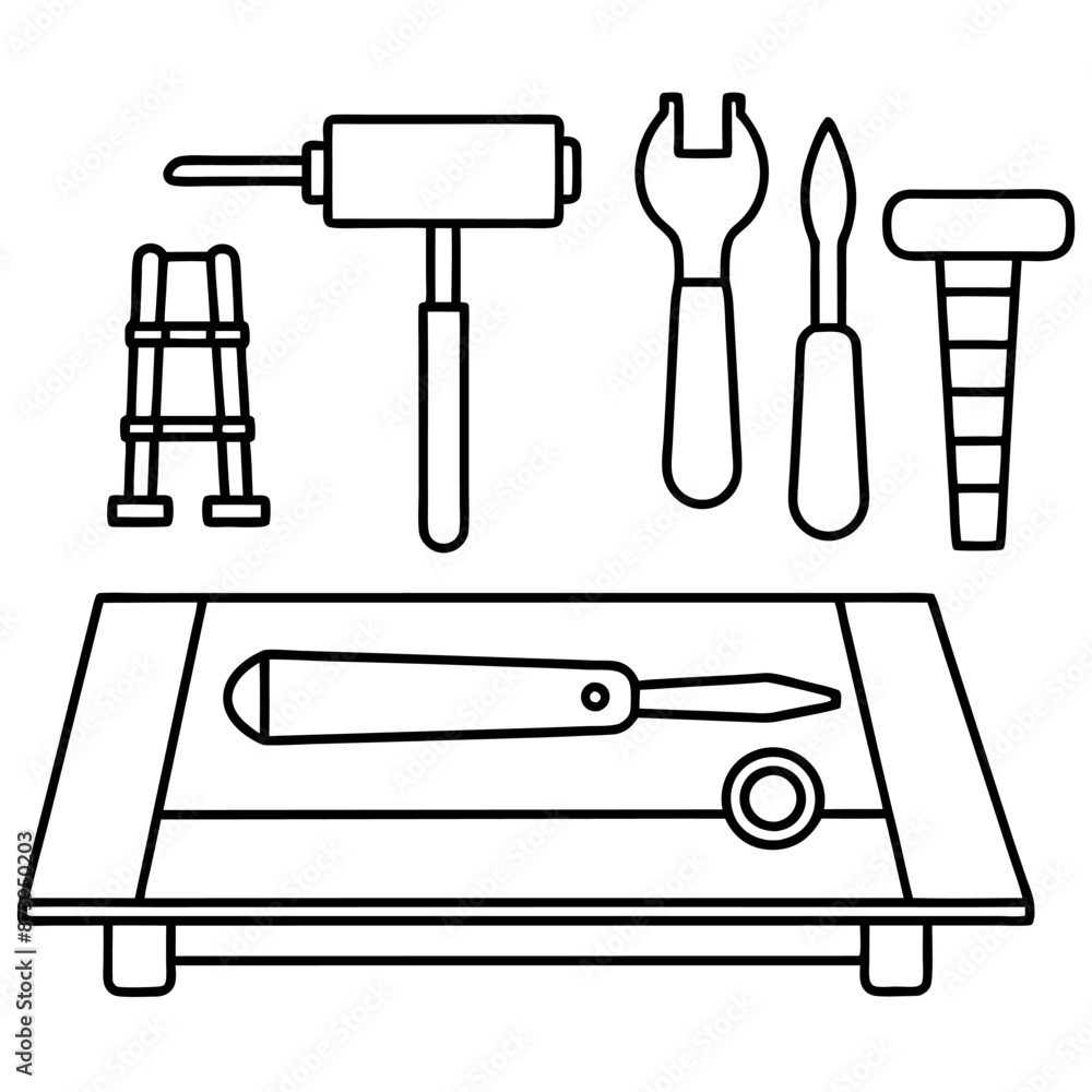 Woodworking tool and workbench mat Woodworking tool and workbench mat