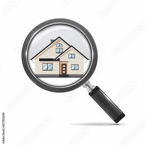magnifying glass focus on h...