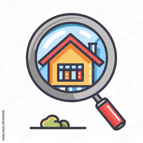 magnifying glass focus on h...