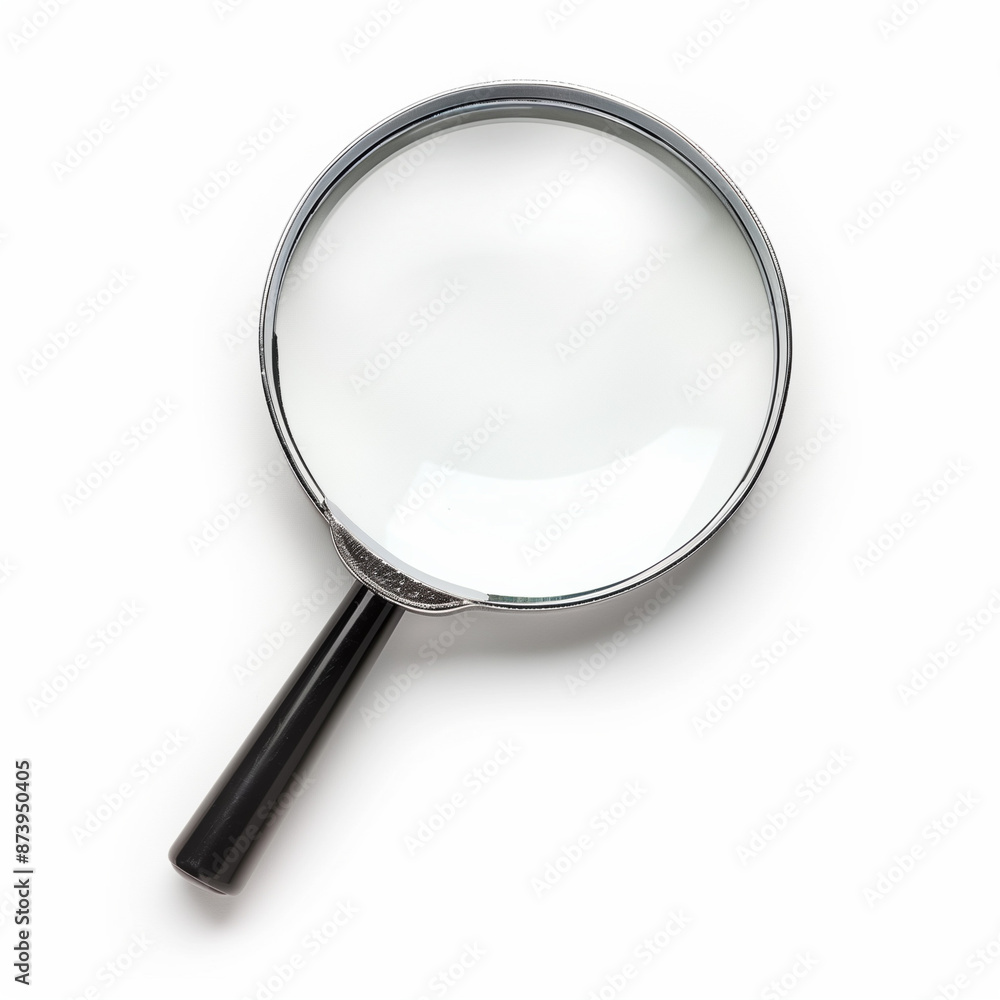 magnifying glass isolated on white background magnifying glass isolated on white background