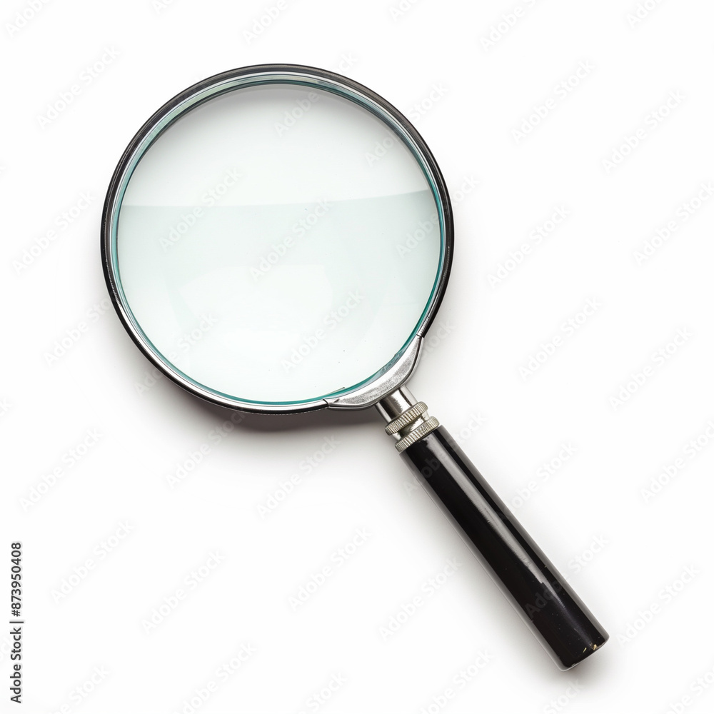 magnifying glass isolated on white background magnifying glass isolated on white background