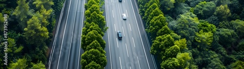 Hybrid Cars Traveling on Ro...