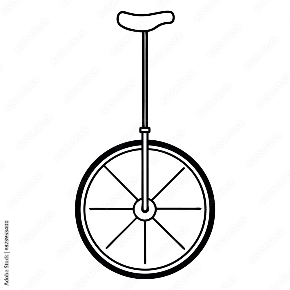 coloring pages with a unicycle and a white background coloring pages with a unicycle and a white background