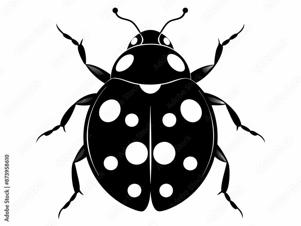 ladybug icon, ladybug silhouette vector illustration
ladybug icon, ladybug silhouette vector illustration