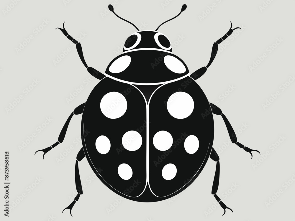ladybug icon, ladybug silhouette vector illustration
ladybug icon, ladybug silhouette vector illustration