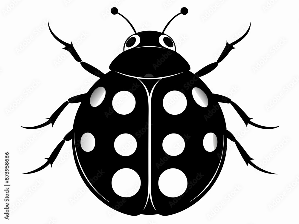 ladybug icon, ladybug silhouette vector illustration
ladybug icon, ladybug silhouette vector illustration