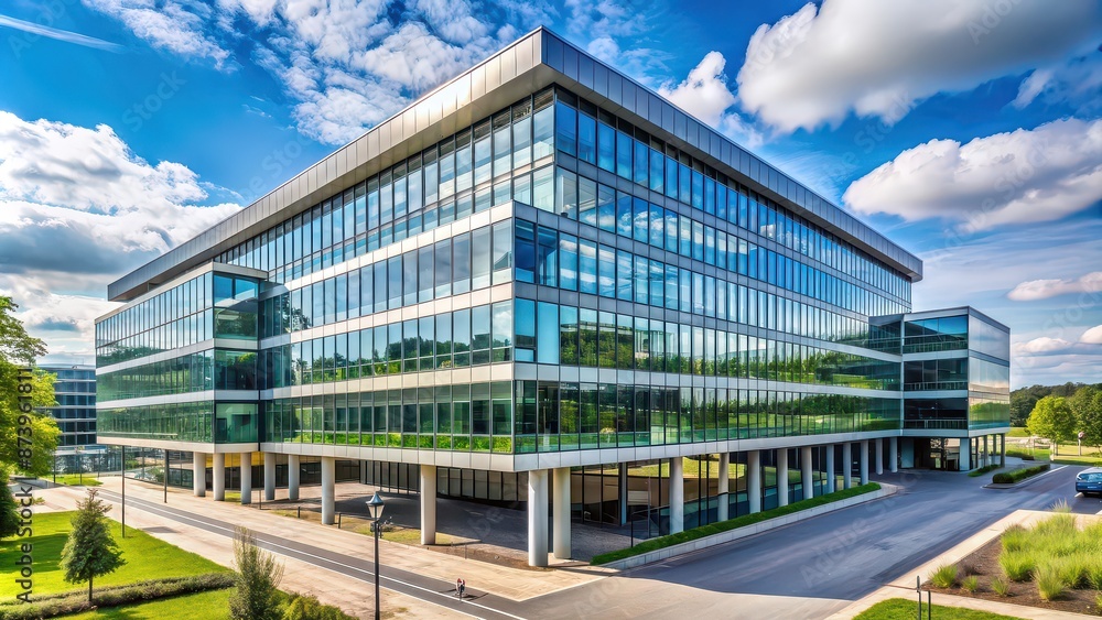 Close-up view of a modern corporate building in Luxembourg , Luxembourg, architecture, business, facade, windows, glass Close-up view of a modern corporate building in Luxembourg , Luxembourg, architecture, business, facade, windows, glass