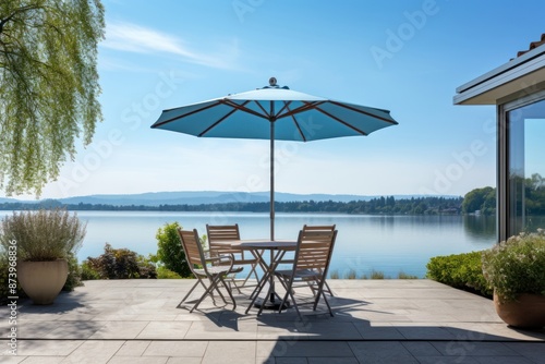 Chair table patio house.