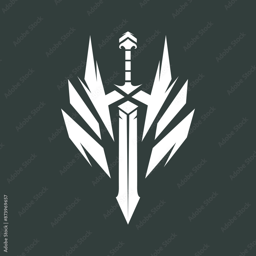 sword logo vector warrior knight games fighter silhouette clip art weapon shape editable sword logo vector warrior knight games fighter silhouette clip art weapon shape editable
