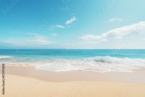 Tropical beach sea sky outdoors horizon.