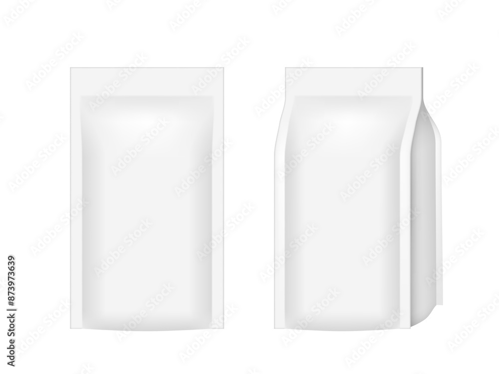 Big Foil Paper Coffee Bag Package Mock Up Big Foil Paper Coffee Bag Package Mock Up