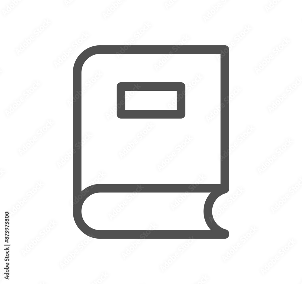 Book and learning icon outline and linear vector.
Book and learning icon outline and linear vector.