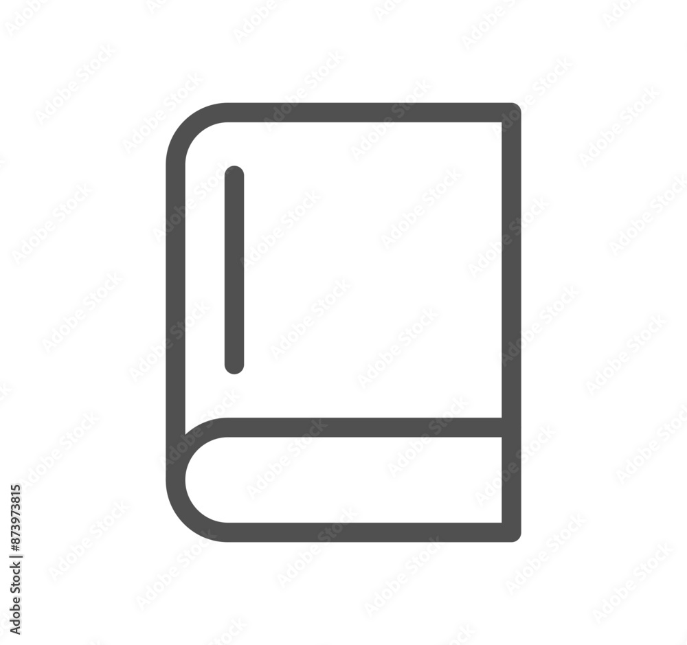 Book and learning icon outline and linear vector.
Book and learning icon outline and linear vector.