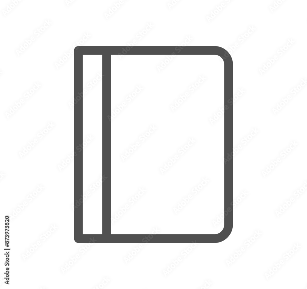 Book and learning icon outline and linear vector.
Book and learning icon outline and linear vector.