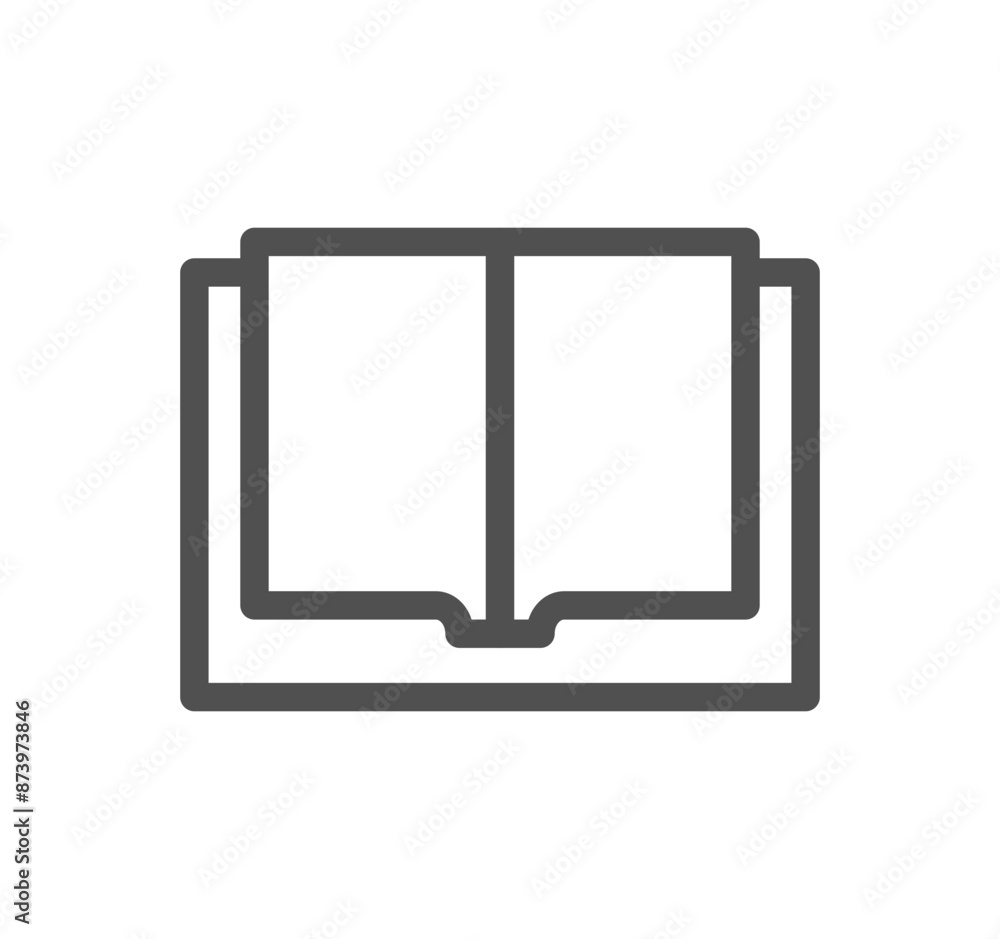 Book and learning icon outline and linear vector.
Book and learning icon outline and linear vector.