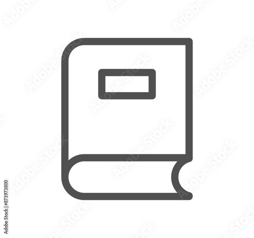 Free Download Book and learning icon outline and linear vector.	
 - GFXLoad