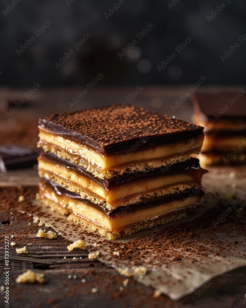 Irresistible Caramel Slice with Gooey Layers Irresistible Caramel Slice with Gooey Layers
