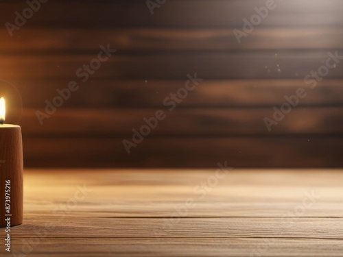 Wooden board empty table in front of blurred background Mockup restaurants, Kitchen, sea beach, Nature