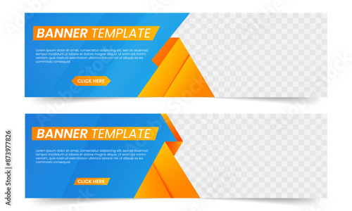 banner template design for promotional or event needs