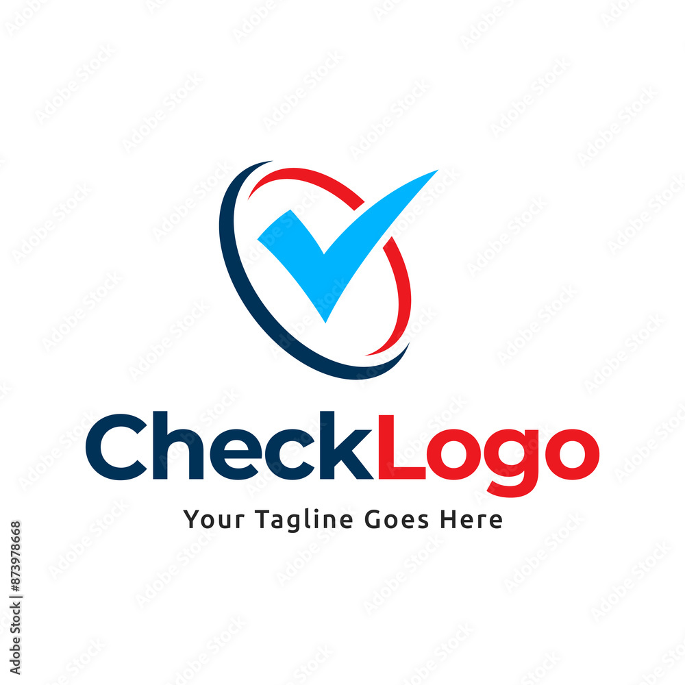 Check mark vector icon logo design illustration Check mark vector icon logo design illustration