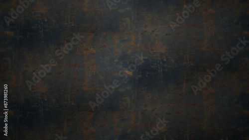 Hintergrund, rostige alte Metalloberfläche © blobbotronic