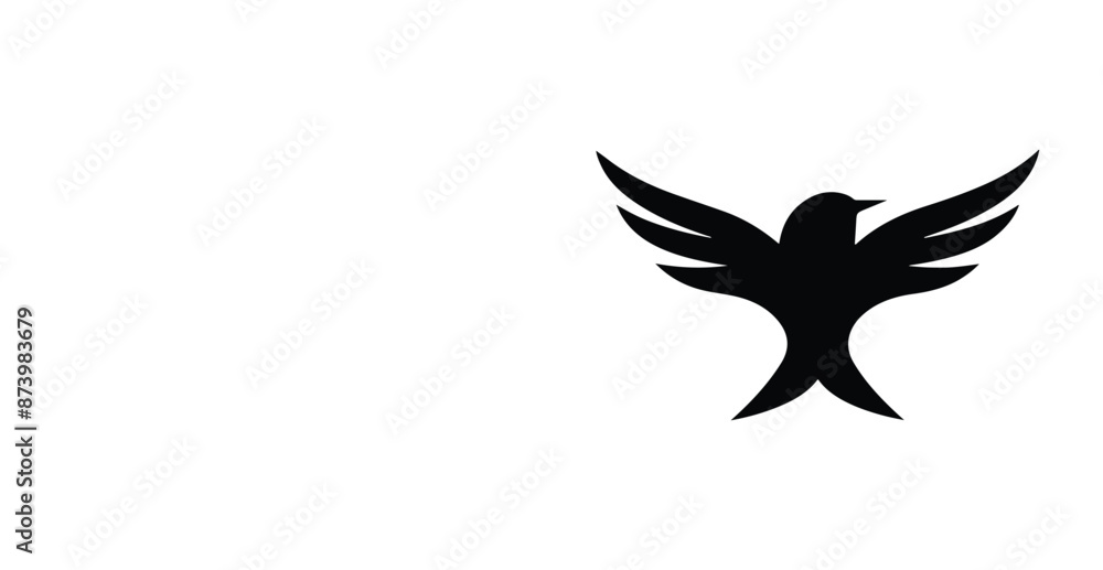 Obraz premium bird vector icon 