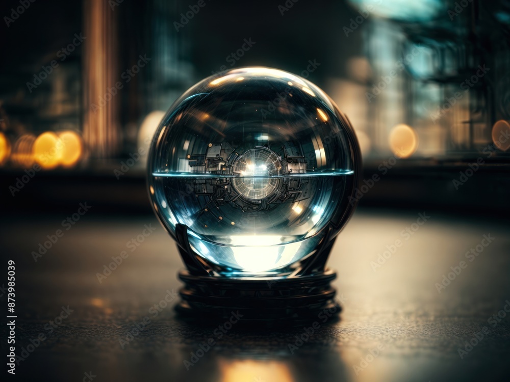 Crystal ball to predict the future Crystal ball to predict the future