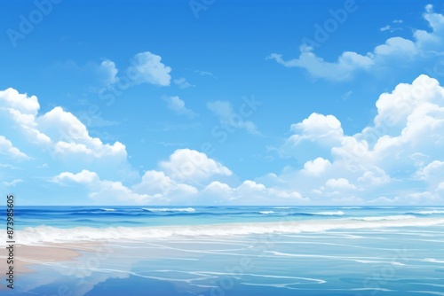 Ocean backgrounds outdoors horizon.