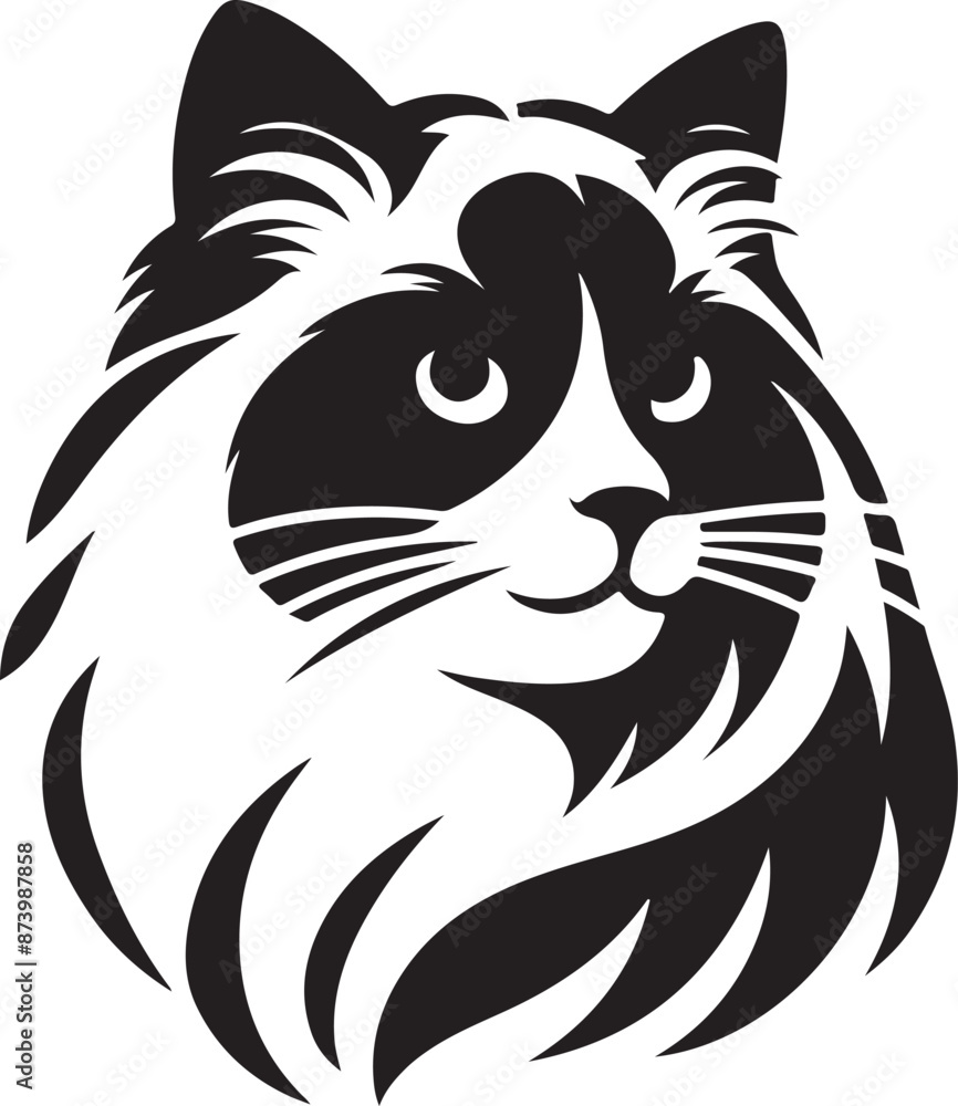 custom made wallpaper toronto digitalCat Silhouette Vector Illustration. International Cat Day Silhouette Vector.