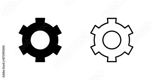 Setting Gear Vector Icon