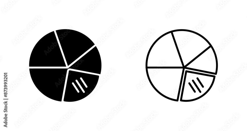 Pie Chart Vector Icon Pie Chart Vector Icon