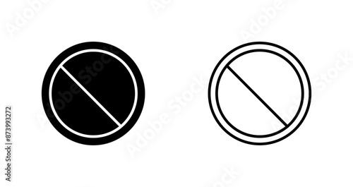 Prohibited Vector Icon
