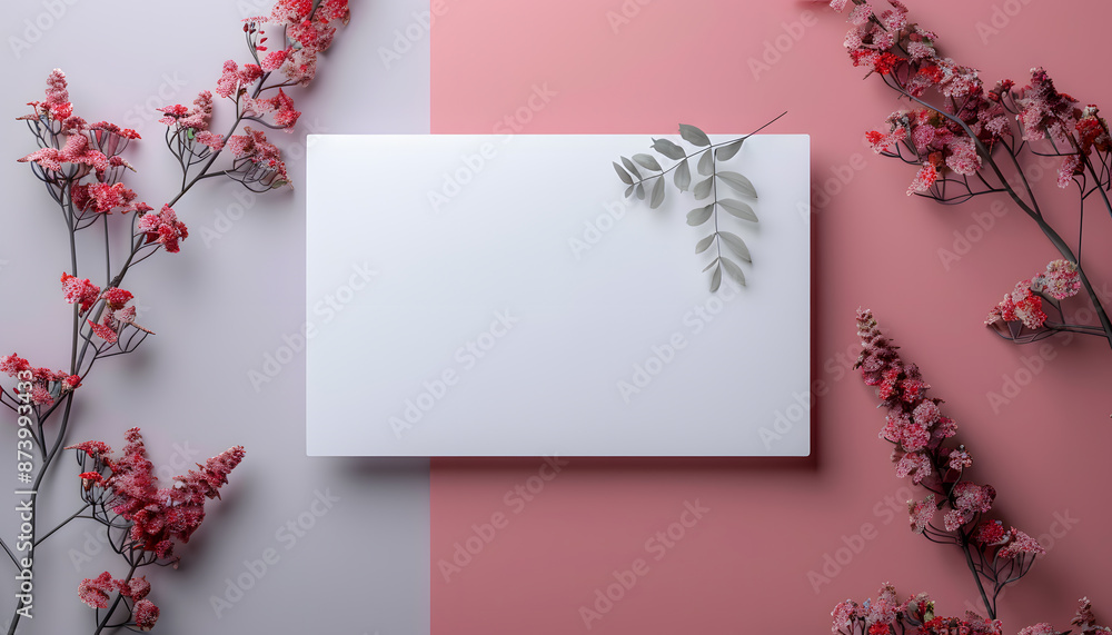 Obraz premium invitation mockup