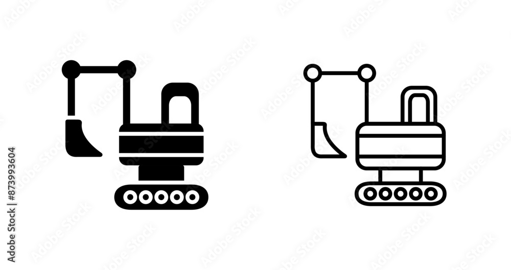 Heavy Machinery Vector Icon Heavy Machinery Vector Icon