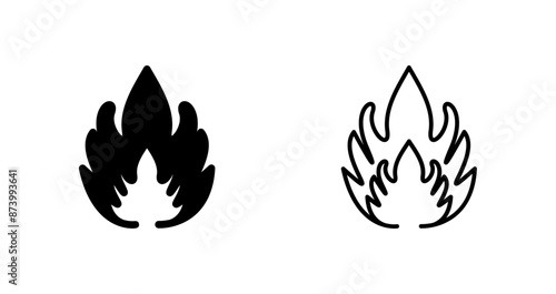 Flammable Material Vector Icon